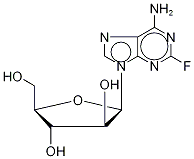 Fludarabine-13C2,15N Structural