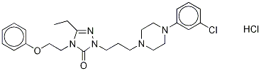 Nefazodone-d6 Hydrochloride Structural