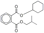 Phthalic Acid Cyclohexyl Isobutyl Ester-d4 Structural