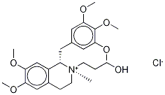 trans-
-1-[(3,4,5-trimethoxyphenyl)methyl]isoquinolinium Chloride  Structural