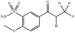 2-BROMO-1-(4'-METHOXY-3'-SULFONAMIDOPHENYL)-1-PROPANONE-METHYL-D3