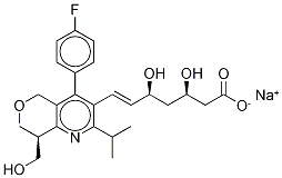 Hydroxy Cerivastatin-d3 Sodium Salt Structural