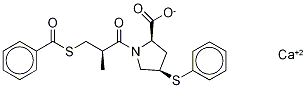 Zofenopril-d5 Calcium Salt Structural