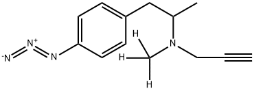 rac 4-Azido Deprenyl-d3 Structural