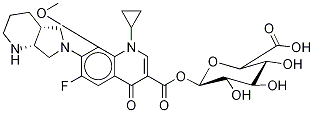 rac cis-Moxifloxacin-d4 Acyl-β-D-glucuronide Structural