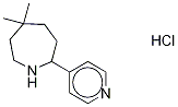 Hexahydro-5,5-diMethyl-2-(4-pyridinyl)-1H-azepine Hydrochloride Structural