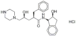 Des(3-pyridylMethyl tert-ButylaMinocarbonyl) Indinavir Hydrochloride Structural