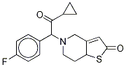 p-Fluoro Prasugrel Thiolactone
(Mixture of Diastereomers) Structural