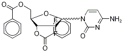 2'-DEOXY-3',5'-DI-O-BENZOYL-2',2'-DIFLUOROCYTIDINE-13C,15N2 Structural