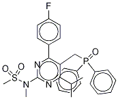 Diphenyl 4-(4-Fluorophenyl)-6-isopropyl-2-(N-methylmethylsulfonyl)amino-pyrimidin-5-yl -methyl]phosphine Oxide-D6