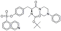 1-[(S)-O-(5-Isoquinolinesulfonyl)-N-tert-boc-N-methyltyrosyl]-4-phenyl-piperazine