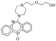 Quetiapine Sulfoxide-d8 Structural