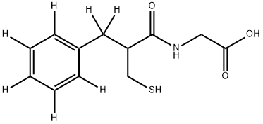 Thiorphan-d7 Structural