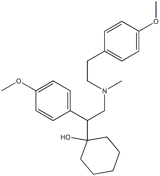 rac N-DesMethyl-N-(4-Methoxyphenethyl) Venlafaxine Structural