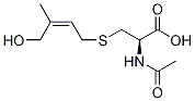 N-Acetyl-S-(4-hydroxy-3-Methyl-2-cis-buten-1-yl)-L-cysteine Structural