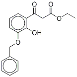Ethyl (2’Hydroxy-3’benzyloxybenzoyl)acetate Structural