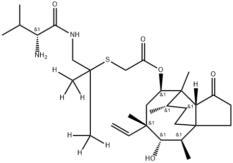 Valnemulin Trifluoroacetic Acid Salt-d6 Structural