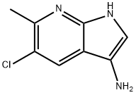 3-AMINO-5-CHLORO-6-METHYL-7-AZAINDOLE Structural