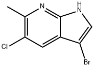 3-BROMO-5-CHLORO-6-METHYL-7-AZAINDOLE