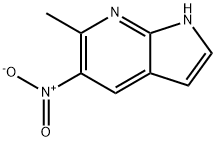 6-METHYL-5-NITRO-7-AZAINDOLE Structural