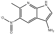 3-AMINO-6-METHYL-5-NITRO-7-AZAINDOLE Structural