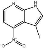 3-IODO-4-NITRO-7-AZAINDOLE Structural