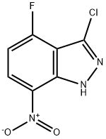 3-CHLORO-4-FLUORO-7-NITRO (1H)INDAZOLE