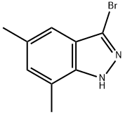 3-BROMO-5,7-DIMETHYL (1H)INDAZOLE