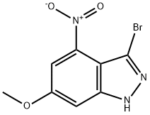 3-BROMO-6-METHOXY-4-NITRO 1H-INDAZOLE