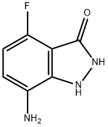 7-AMINO-4-FLUORO-3-HYDROXY 1H-INDAZOLE