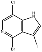 4-BROMO-7-CHLORO-3-IODO-5-AZAINDOLE