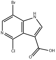 7-BROMO-4-CHLORO-5-AZAINDOLE-3-CARBOXYLIC ACID