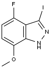 4-FLUORO-3-IODO-7-METHOXY (1H)INDAZOLE