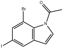 1-ACETYL-7-BROMO-5-IODOINDOLE