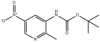 tert-Butyl (2-Methyl-5-nitropyridin-3-yl)carbaMate Structural