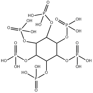 Inositol 1,2,3,4,5,6-hexakis(dihydrogen phosphate) Structural