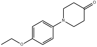 1-(4-ethoxyphenyl)piperidin-4-one Structural