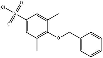 4-(benzyloxy)-3,5-dimethylbenzene-1-sulfonyl chloride