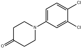 1-(3,4-dichlorophenyl)piperidin-4-one Structural