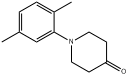 1-(2,5-dimethylphenyl)piperidin-4-one Structural