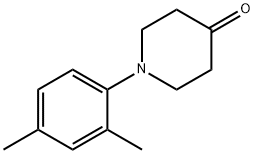 1-(2,4-dimethylphenyl)piperidin-4-one Structural