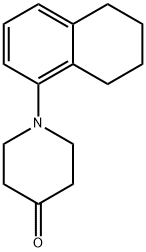 1-(5,6,7,8-tetrahydronaphthalen-1-yl)piperidin-4-one Structural