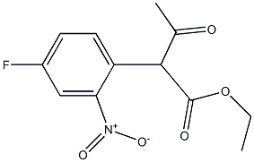 ETHYL 2-(4-FLUORO-2-NITROPHENYL)-3-OXO-BUTYRATE