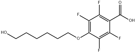 2,3,5,6-Tetrafluoro-4-(6-hydroxyhexyloxy)benzoic acid Structural