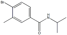N-Isopropyl 4-broMo-3-MethylbenzaMide Structural