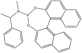 R-N-Methyl-N-[(1R)-1-phenylethyl]-Dinaphtho[2,1-d:1',2'-f][1,3,2]dioxaphosphepin-4-aMine Structural
