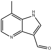 7-Methyl-4-azaindole-3-carbaldehyde Structural