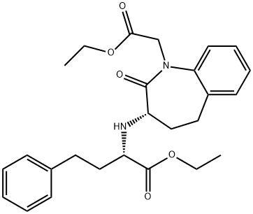 BENAZEPRIL RELATED COMPOUND G (15 MG) ((3-(1 -ETHOXYCARBONYL-3-PHENYL-(1 S)-PROPYL)AMINO-2,3,4,5-TETRAHYDRO-2-OXO-1H-1-(3S)-BENZAZE-PINE)-1-ACETIC ACID, ETHYL ESTER) Structural