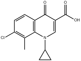 7-Chloro-1-cyclopropyl-1,4-dihydro-8-Methyl-4-oxo-3-quinolinecarboxylic Acid