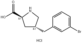 (2S,4R)-4-(3-broMobenzyl)pyrrolidine-2-carboxylic acid hydrochloride